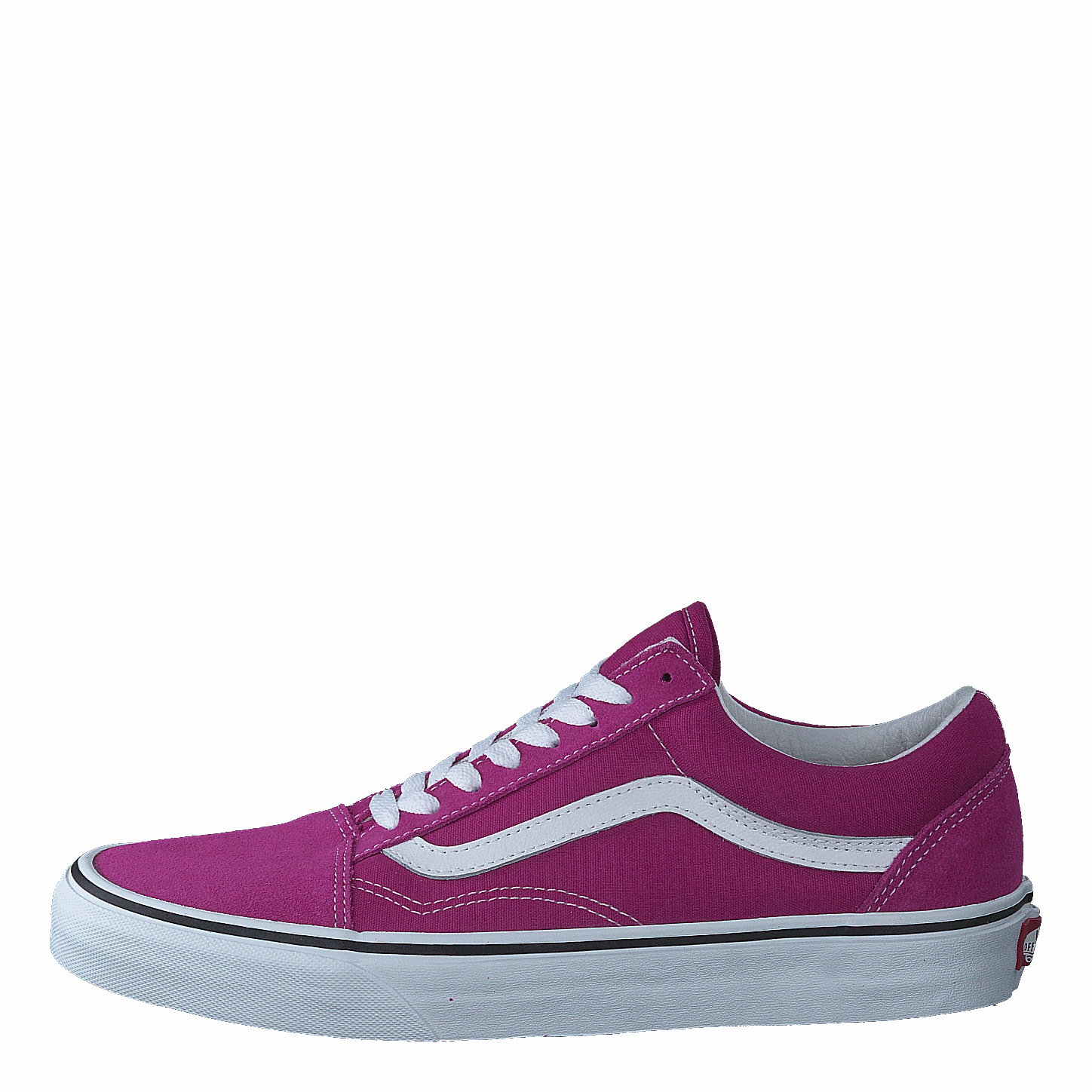 Leather Shoes Ua Old Skool Fuchsia Red/True White