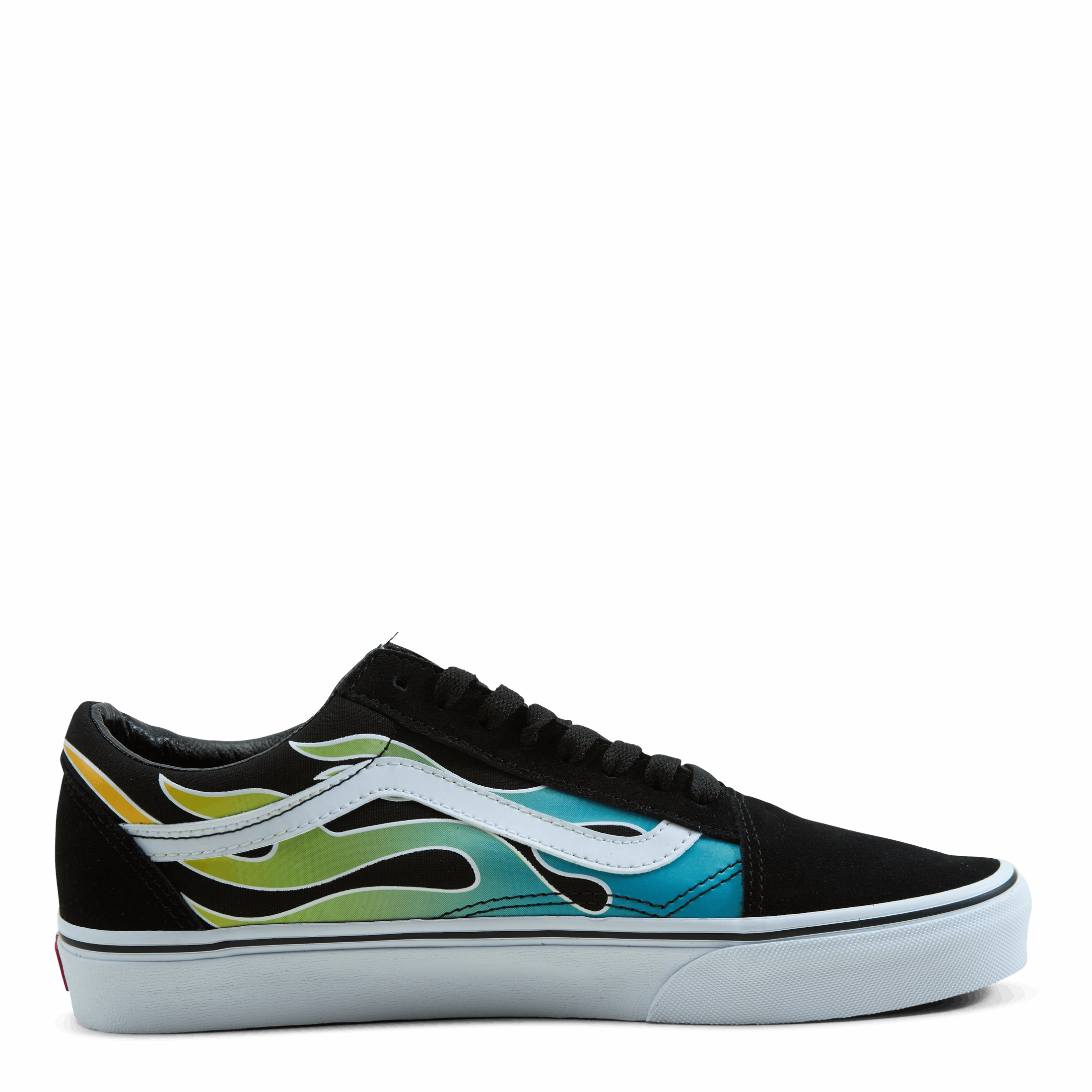 Ua Old Skool Glow Flame Black/White Chic Footwear Casual Comfort