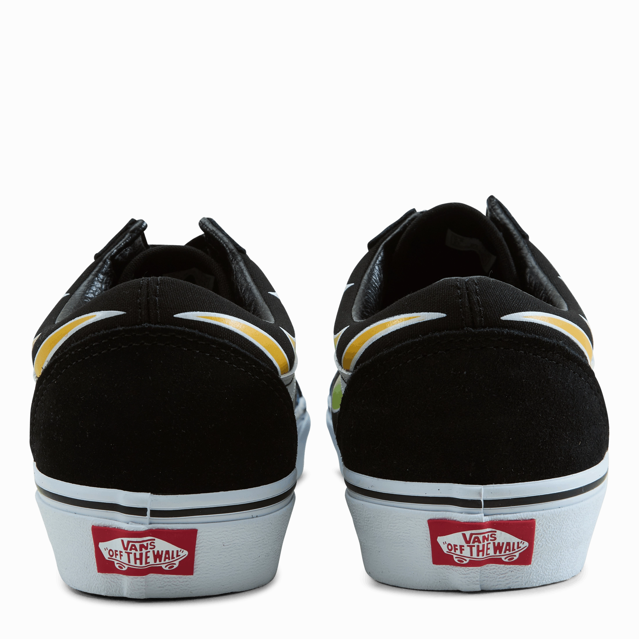 Travel Ready Easy On Off Ua Old Skool Glow Flame Black/White