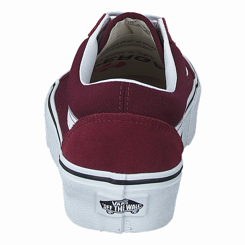 Recycled Materials Flat Feet Shoes Ua Old Skool Platform Port Royale/True White