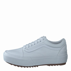 Pain Relief Comfort Sole Ua Old Skool Stacked (Canvas) True White