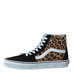 Travel Ready Ua Sk8-Hi (Leopard) Black/True White