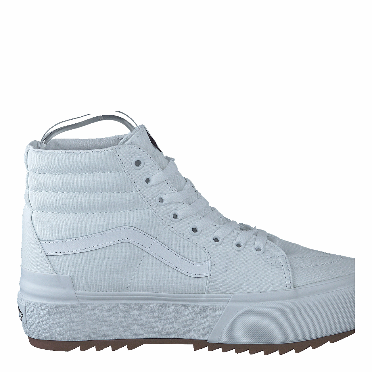 Ua Sk8-Hi Stacked (Canvas) True White Weather Ready Breathable Mesh