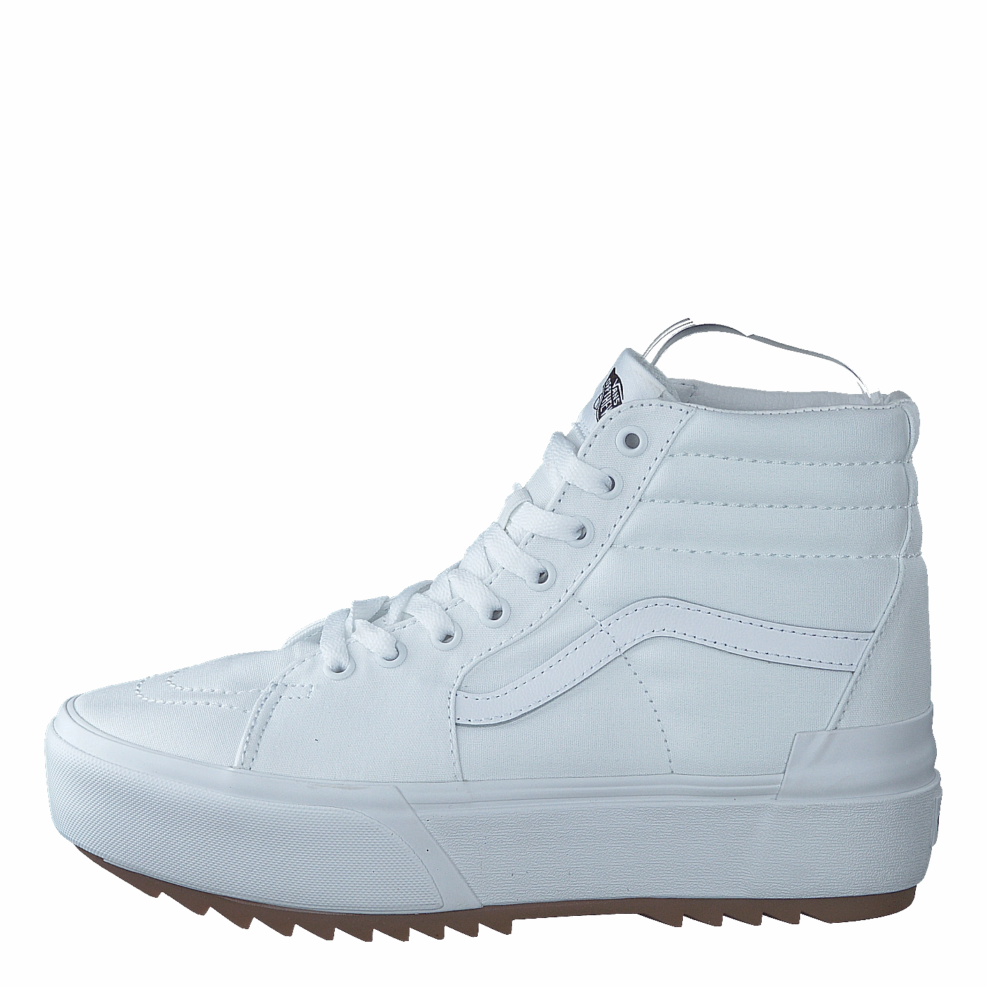 Supportive Ua Sk8-Hi Stacked (Canvas) True White