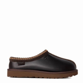 Ugg Tasman Leather Regen Slipper Ironwood Secure Fit