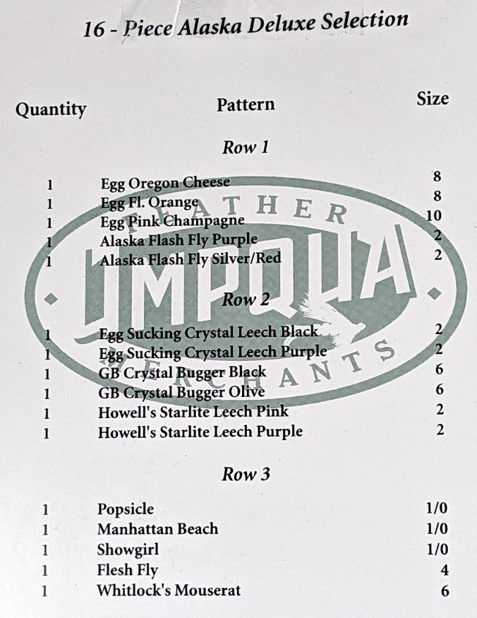 Umpqua Alaska Deluxe Fly Selection
