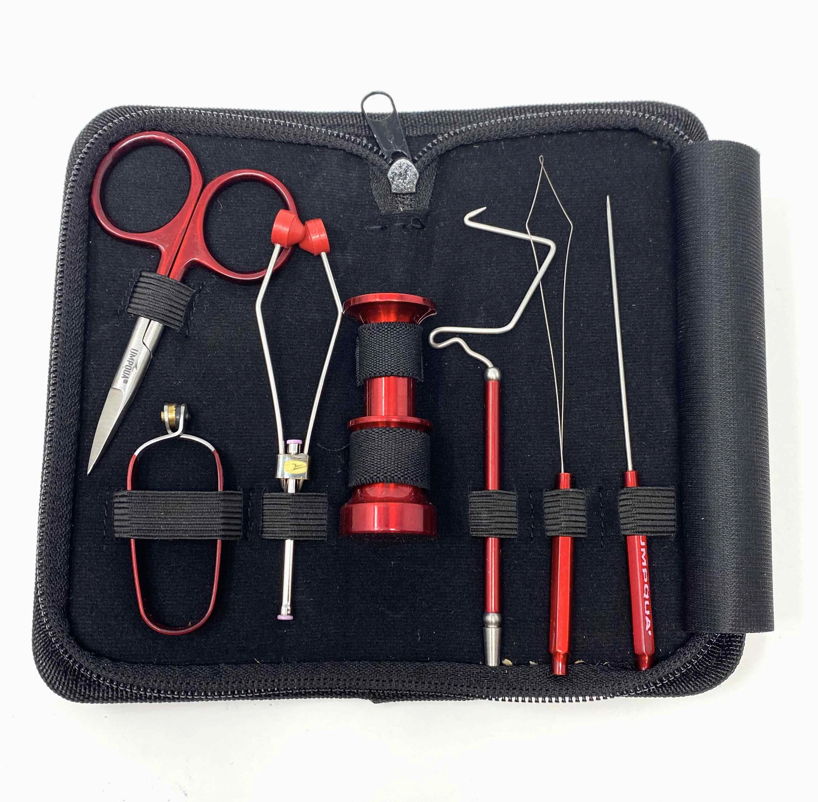 Umpqua Dreamstream 7 Piece Tying Tool Set Red