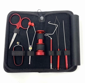 Umpqua Dreamstream 7 Piece Tying Tool Set Red