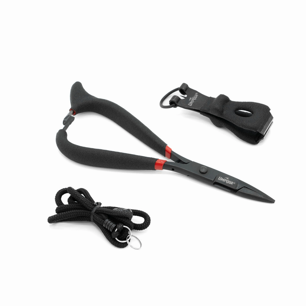 Umpqua Rivergrip PS 5.5" Mitten Clamp, Nipper, Lanyard Combo