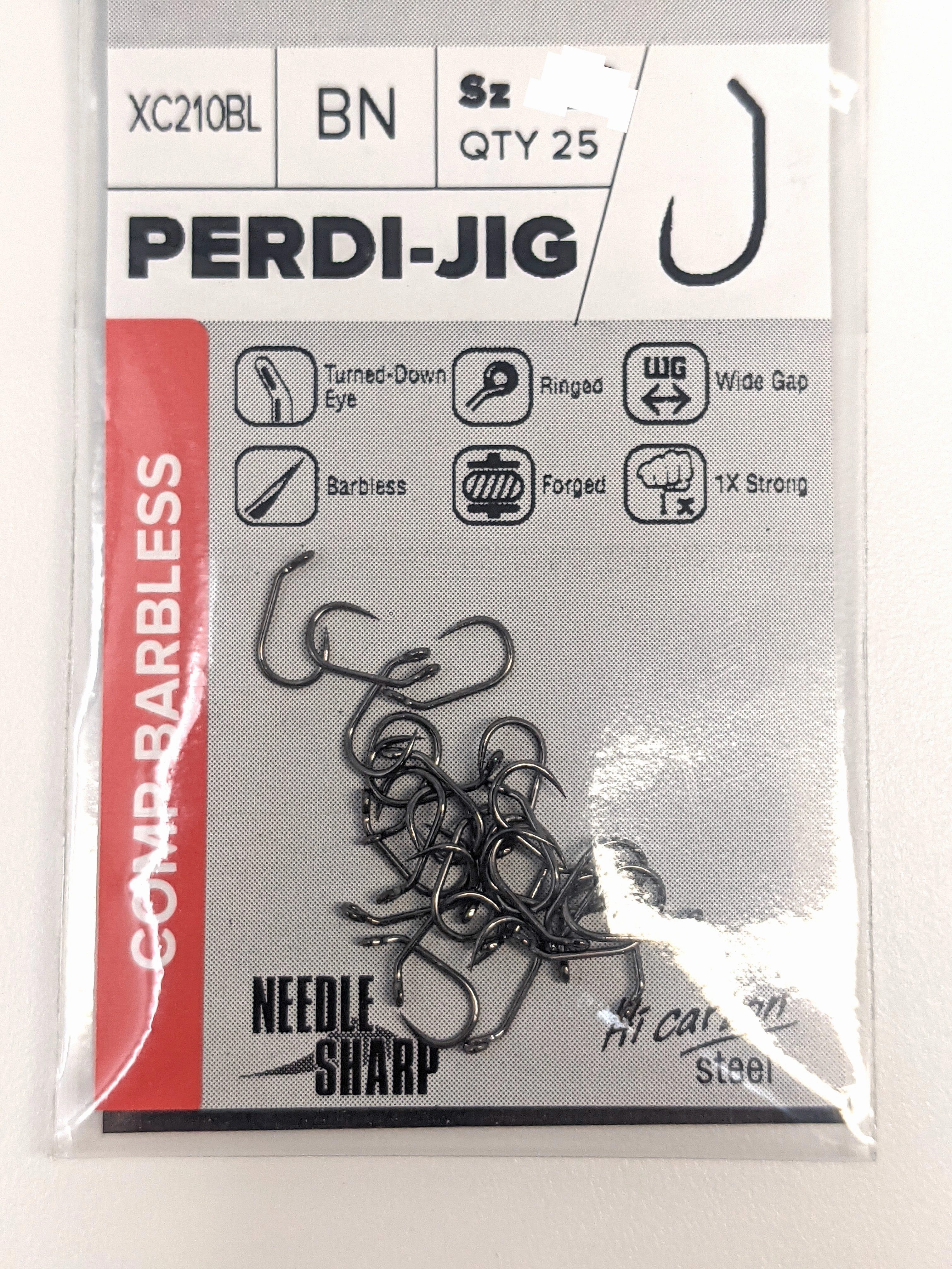 Umpqua XC 210BL-BN PerdiJig Hook 25 Pack