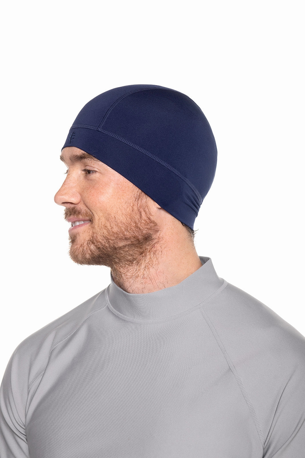 Unisex Aqua Sun Skully Cap  | Navy