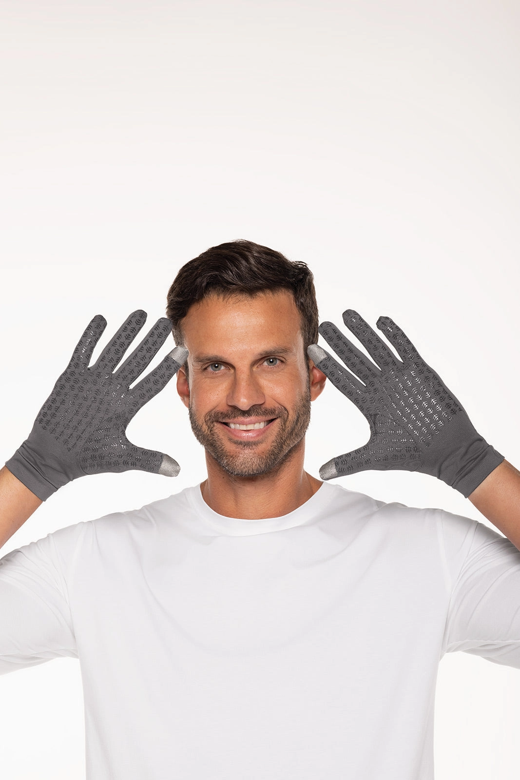 Unisex Gannett UV Gloves | Charcoal