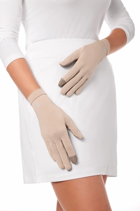 Unisex Gannett UV Gloves | Pale Khaki