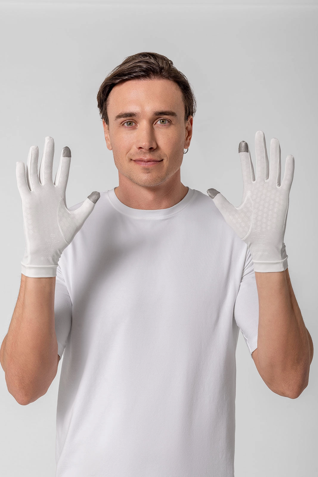 Unisex Gannett UV Gloves | Pearl