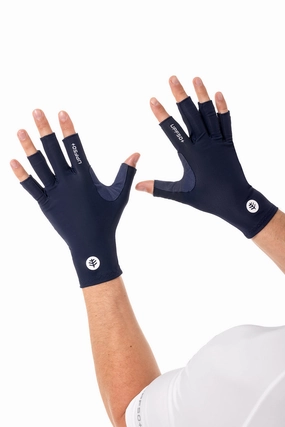 Unisex MaxShield Multi-Sport Fingerless Gloves | Navy