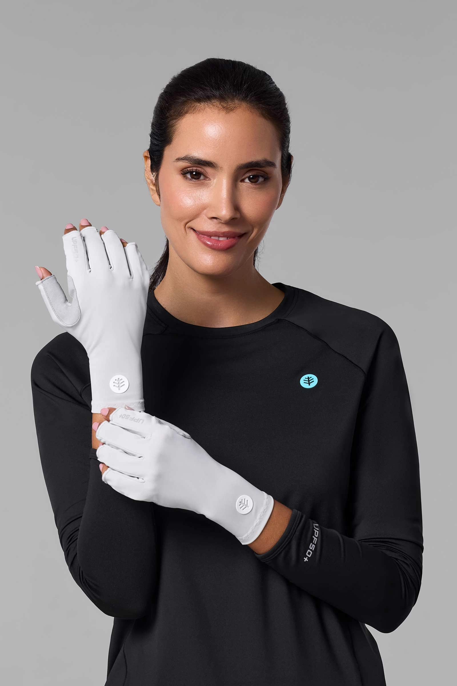 Unisex MaxShield Multi-Sport Fingerless Gloves | Sleek Grey