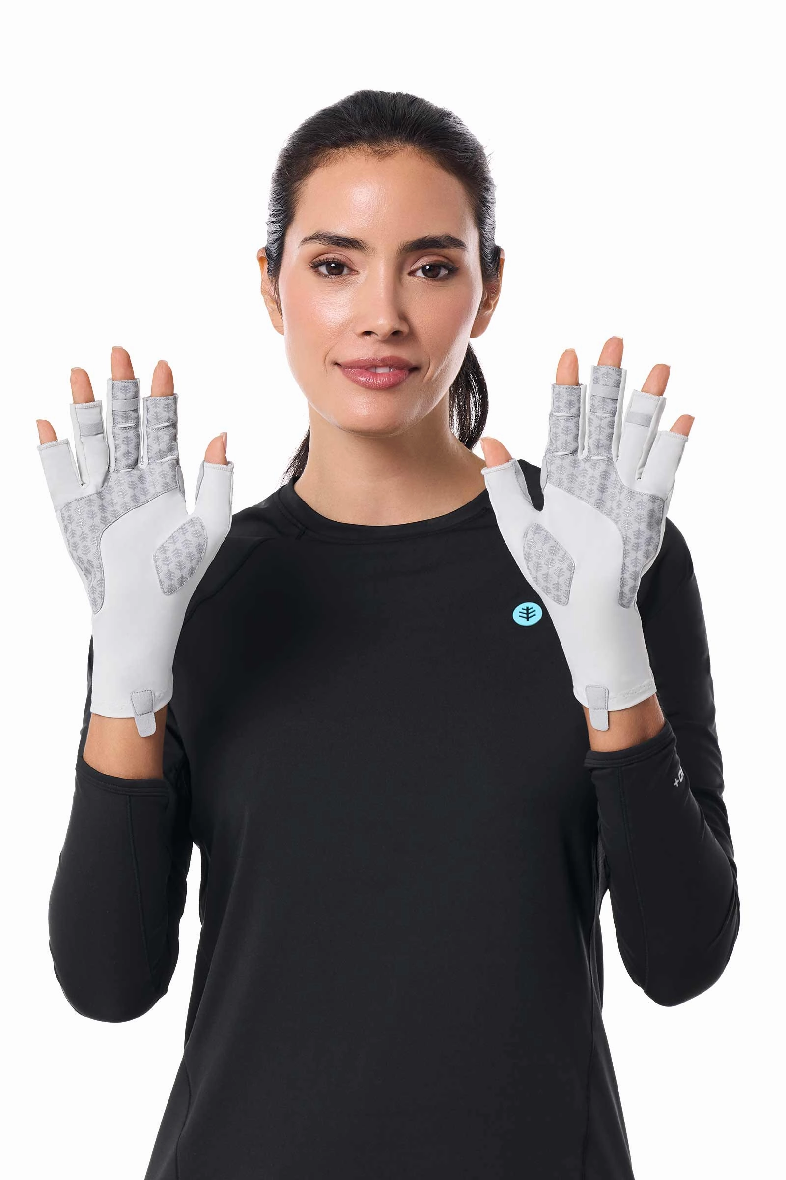 Unisex MaxShield Multi-Sport Fingerless Gloves | Sleek Grey