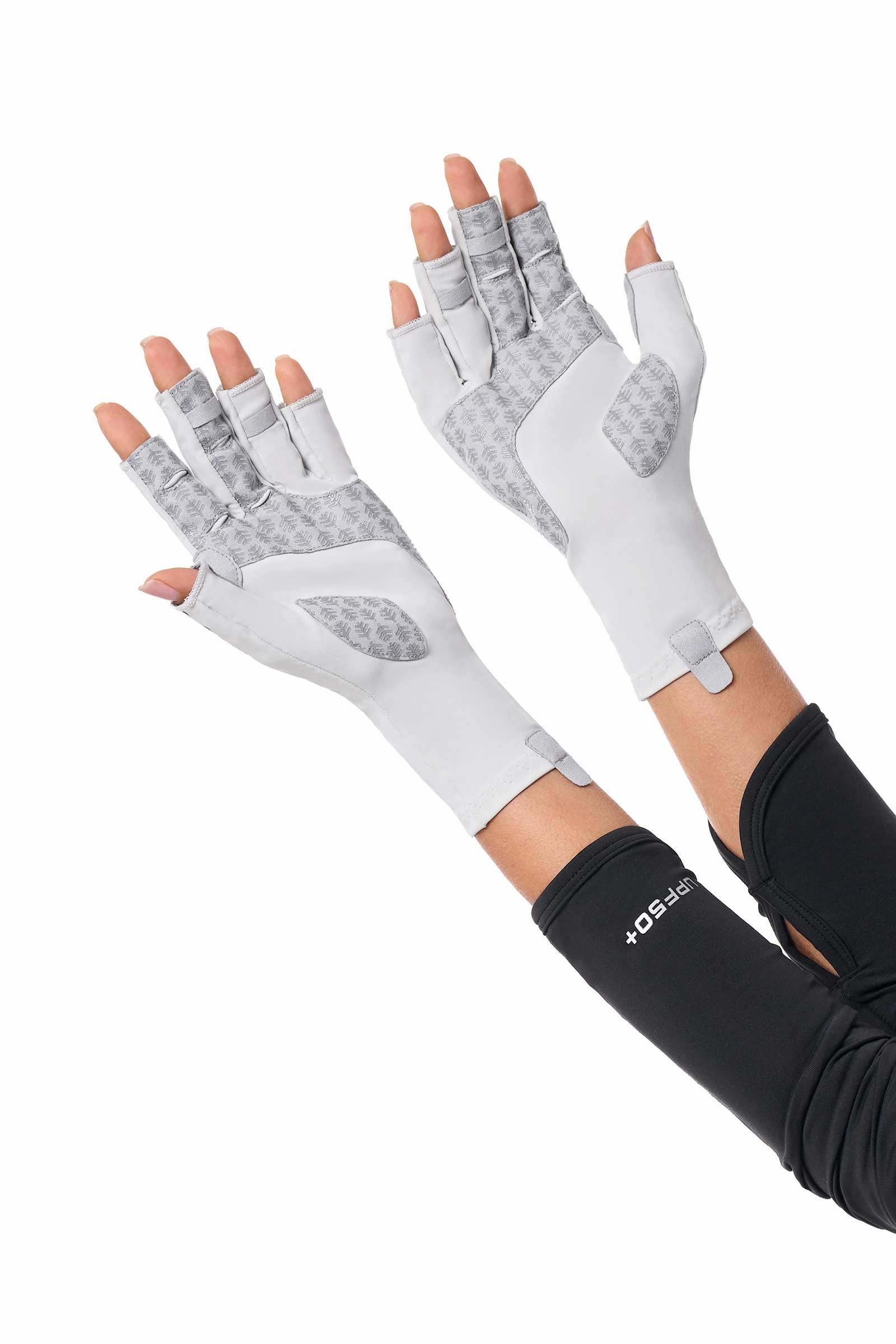 Unisex MaxShield Multi-Sport Fingerless Gloves | Sleek Grey