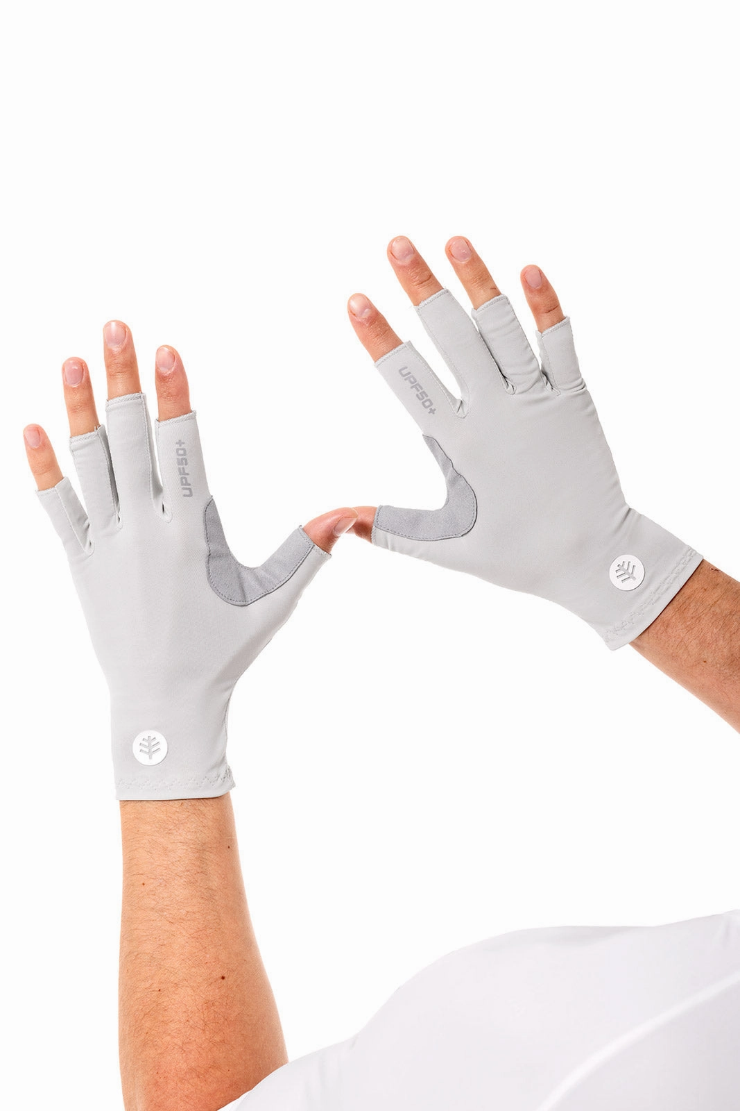 Unisex MaxShield Multi-Sport Fingerless Gloves | Sleek Grey