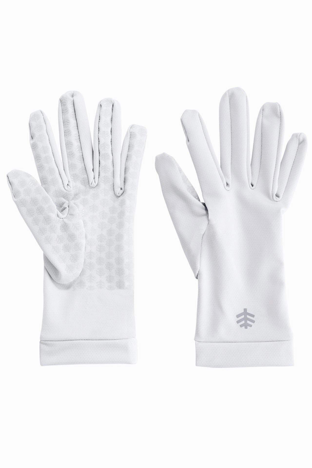Unisex Sawyer UV Sun Gloves | White