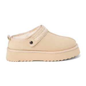 Water Resistant Storm Embroidered Scuff Slippers