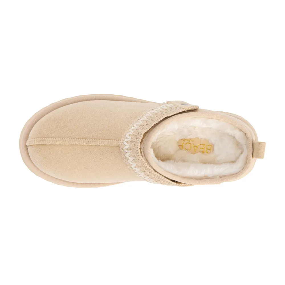 Unisex Storm Embroidered Scuff Slippers