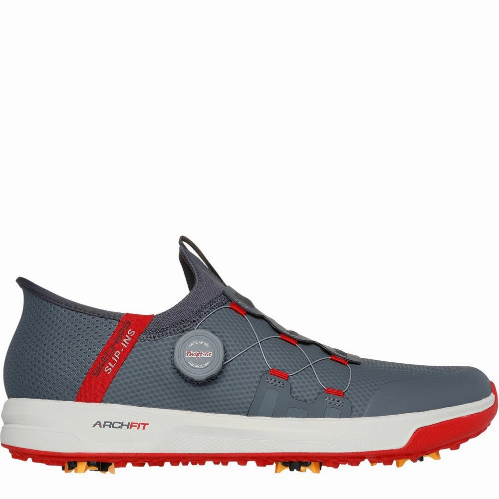 Rugged Ergonomic Sole Skechers Go Golf Elite Vortex Slip Ins Golf Shoes