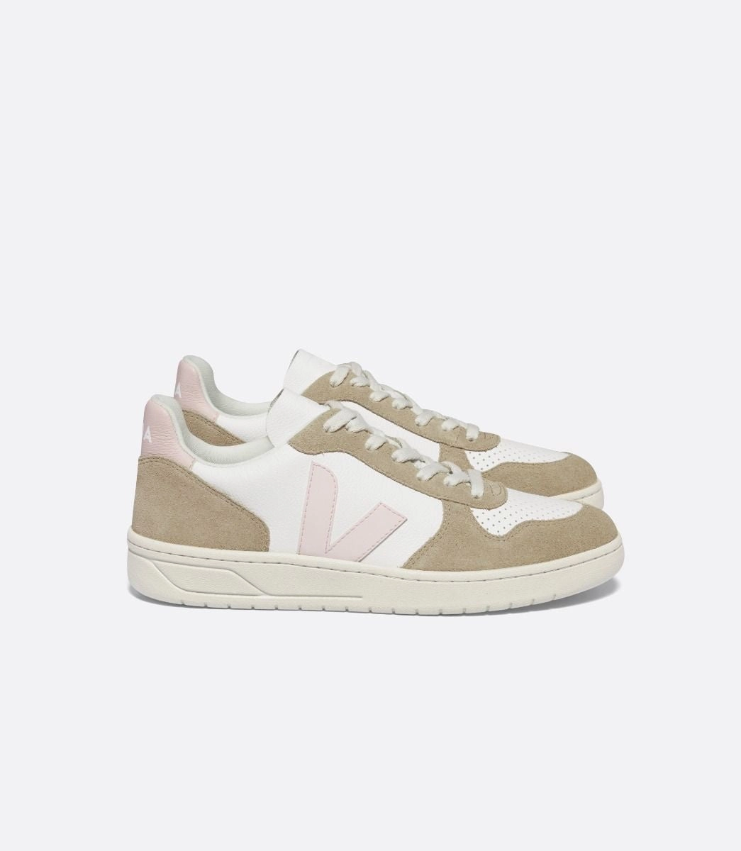 Eco Friendly V10 Leather - White Petal Sahara