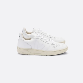 V10 Leather Extra White Grippy Soles Casual Footwear