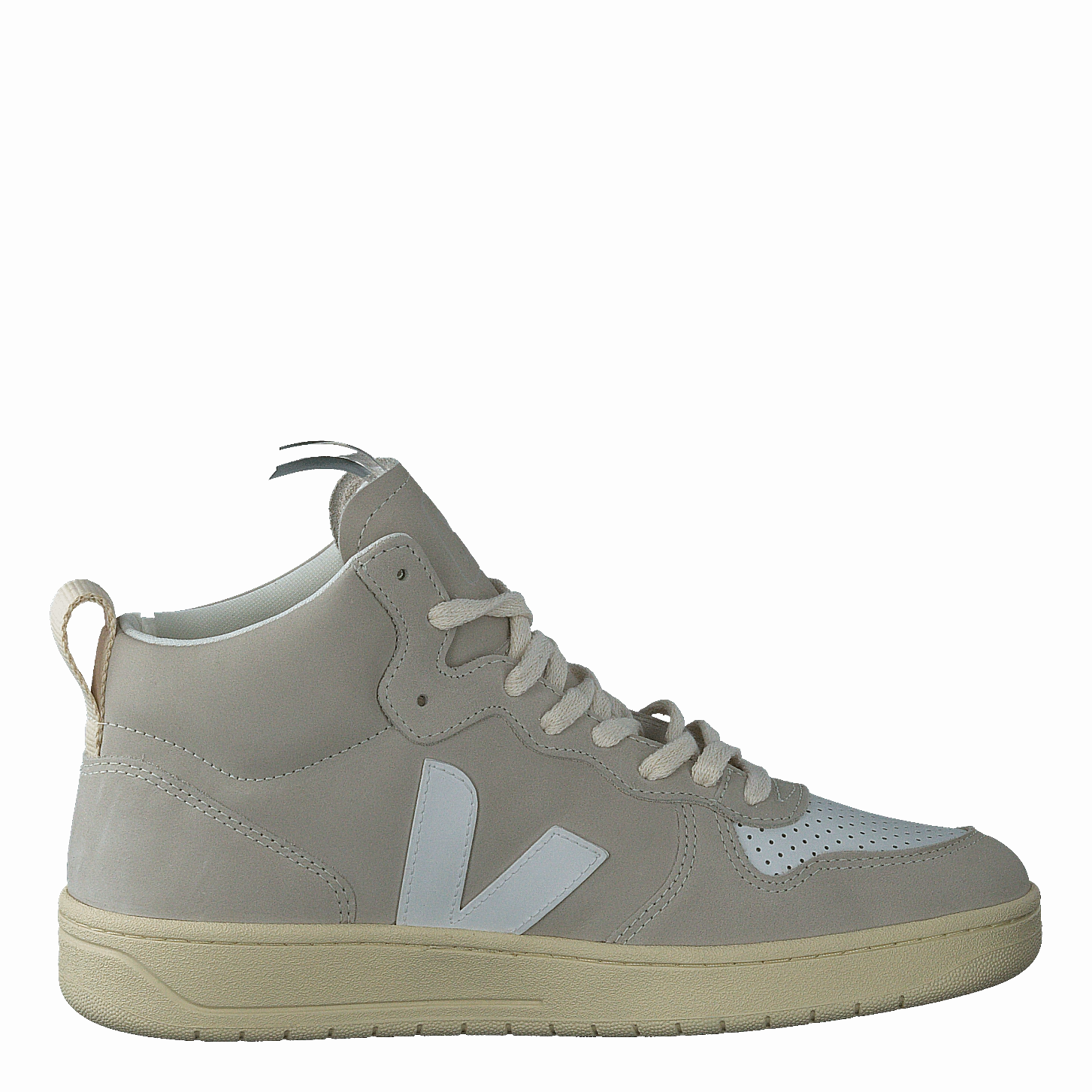 V-15 Natural White Easy On Off Supportive Shoes