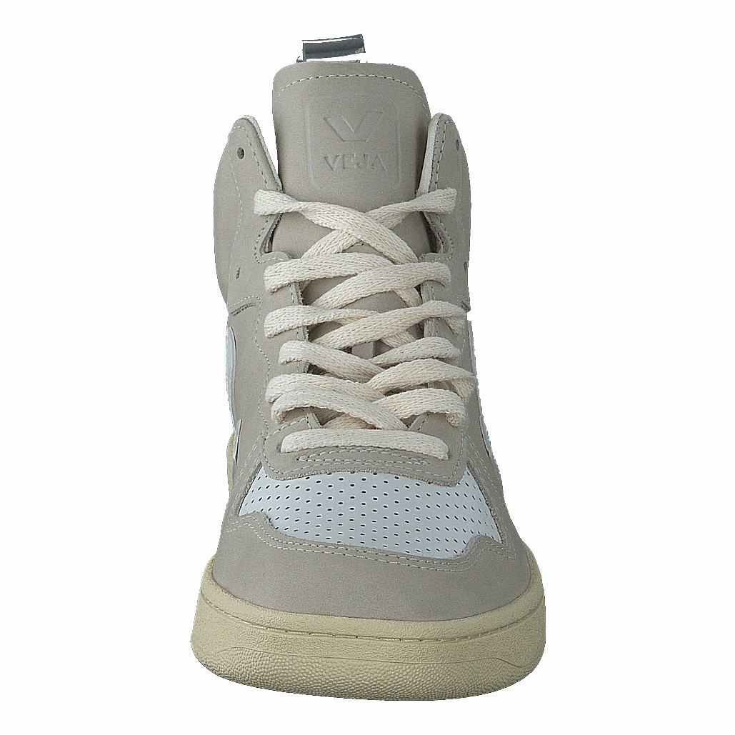 V-15 Natural White Memory Foam Canvas Shoes