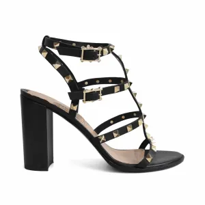 Classic Sneakers Valentino 'Rockstud' Block Heel Sandals - Women'S 40