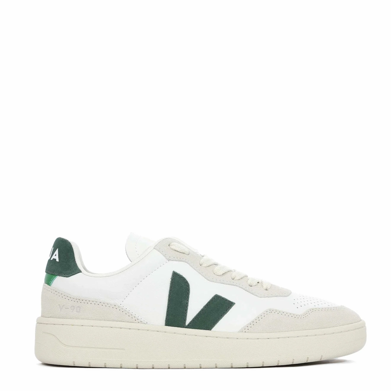 Veja V-90 Organic Leather Trainer Extra White Cyprus Functional Footwear Comfortable Footwear