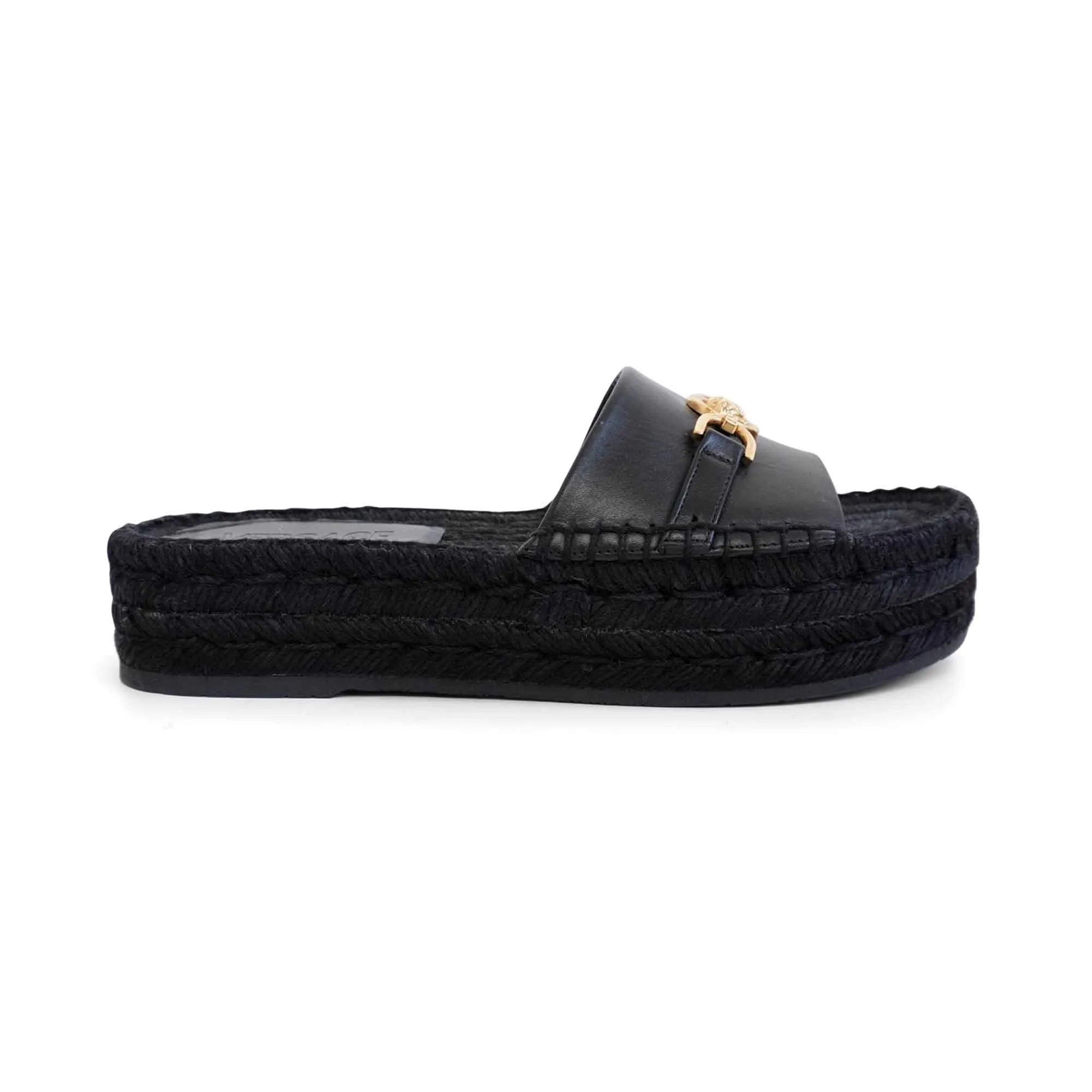 Versace 'Medusa '95' Espadrille Slides - Women'S 36 Cushioned Stable