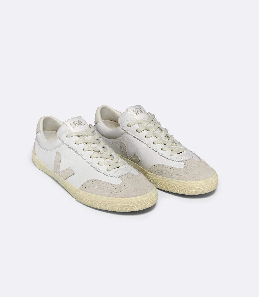 Waterproof Volley Leather - White/Natural