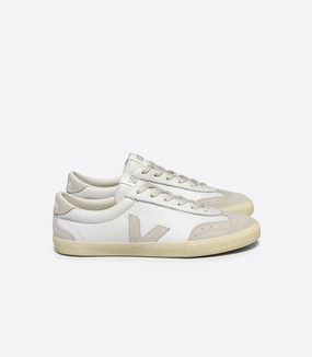 Volley Leather - White/Natural Minimalist Shoes Minimal Footwear