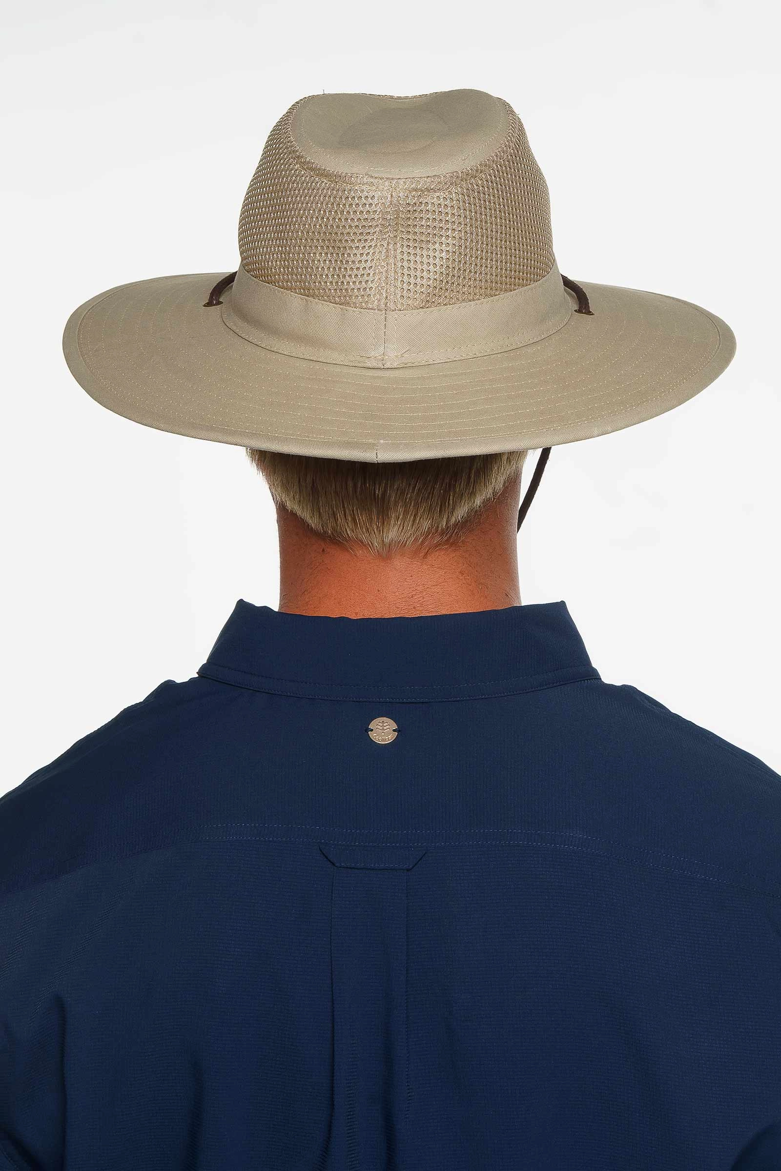 Walkabout Vented Hat Waxed Cotton | Khaki