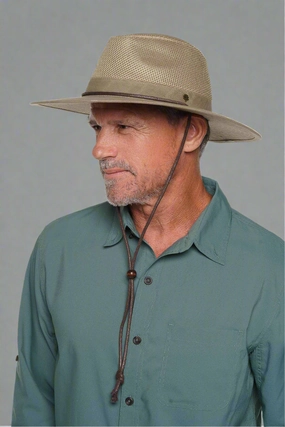 Walkabout Vented Hat Waxed Cotton | Smoke Grey