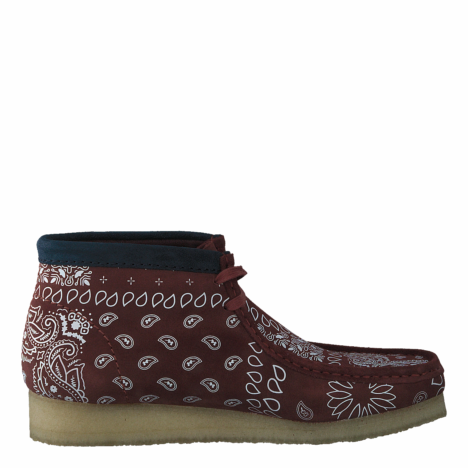Wallabee Boot Brick Paisley Secure Fit Ergonomic