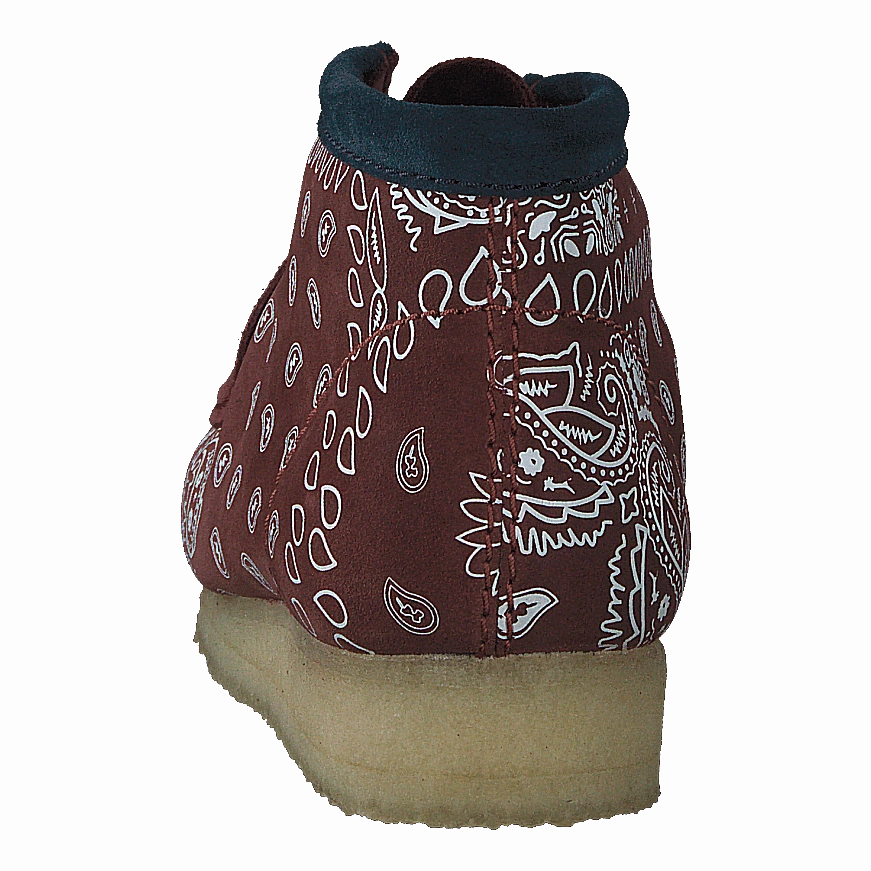 Breathable Weather Ready Wallabee Boot Brick Paisley