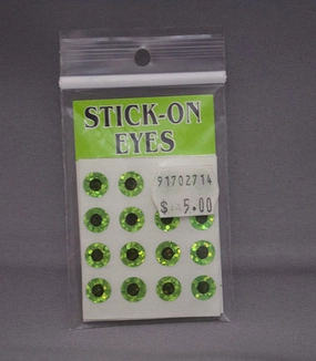 Wapsi Flat Stick on eyes Chart. Prism