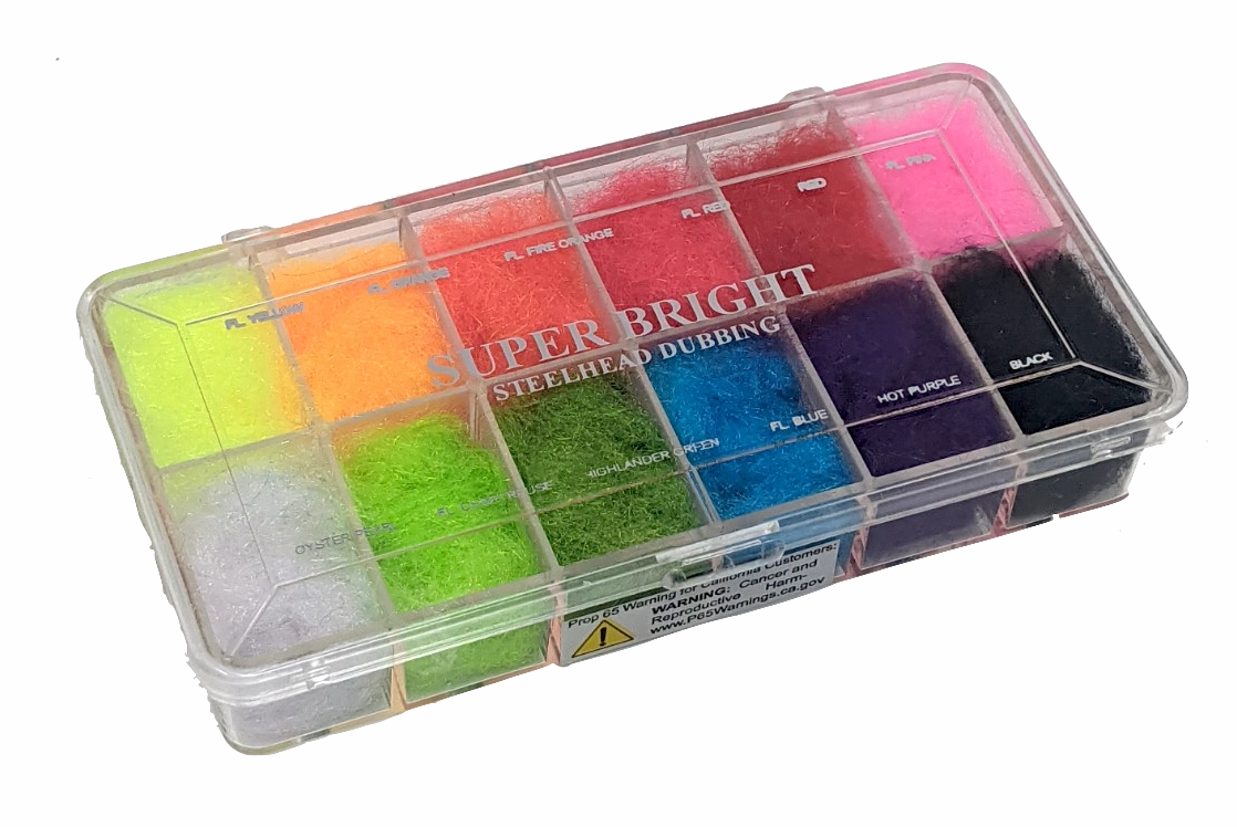 Wapsi Super Bright Dubbing Dispenser #2 Steelhead