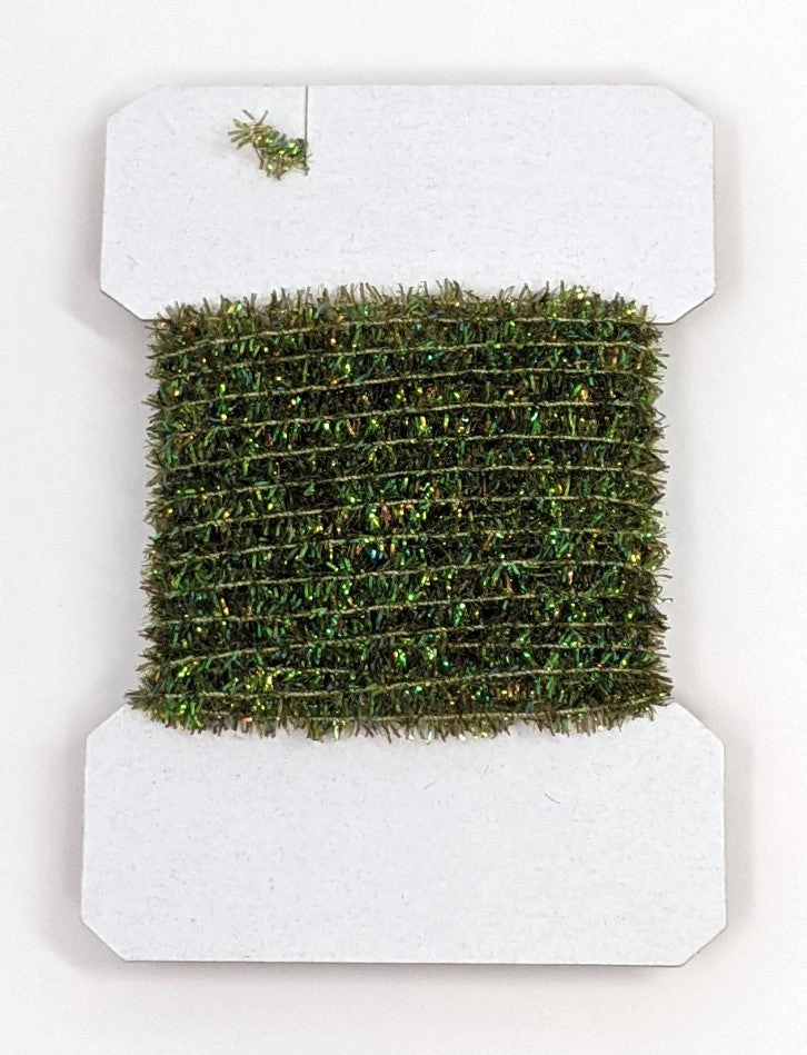 Wapsi Tinsel Chenille Olive/Pearl Medium