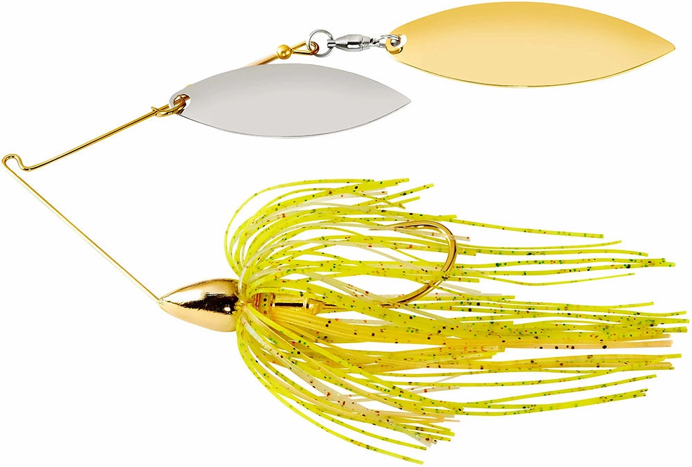 War Eagle Double Willow Gold Frame Spinnerbait - 1/2 oz