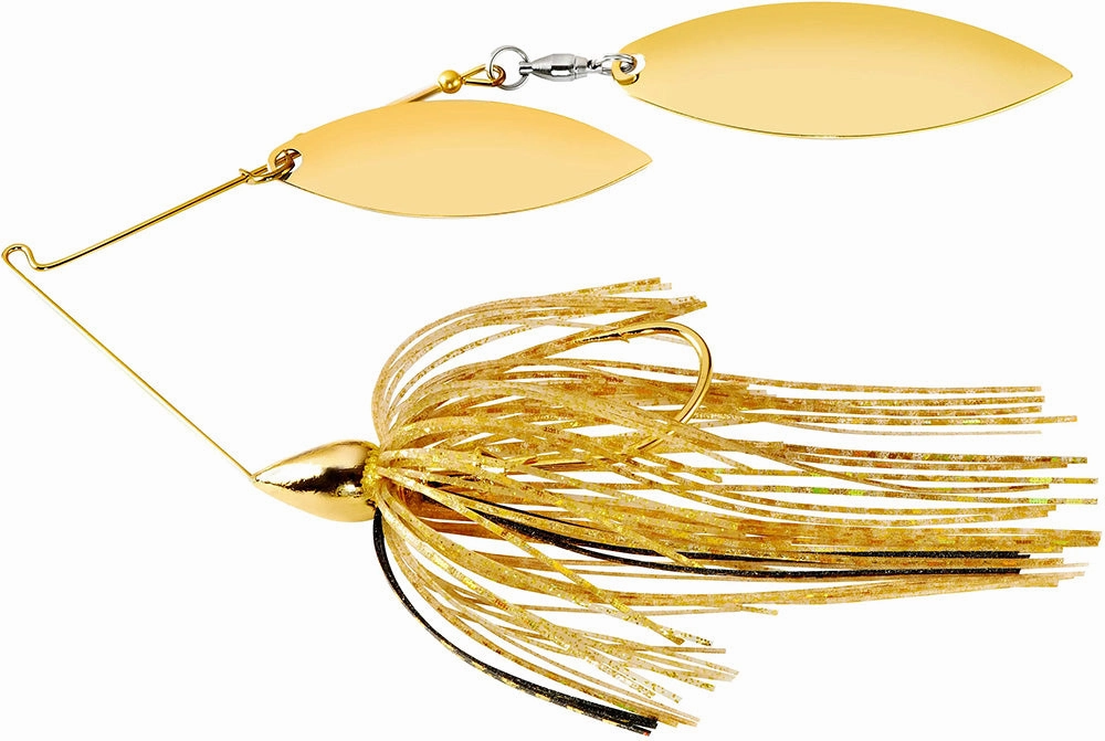War Eagle Double Willow Gold Frame Spinnerbait - 1/2 oz