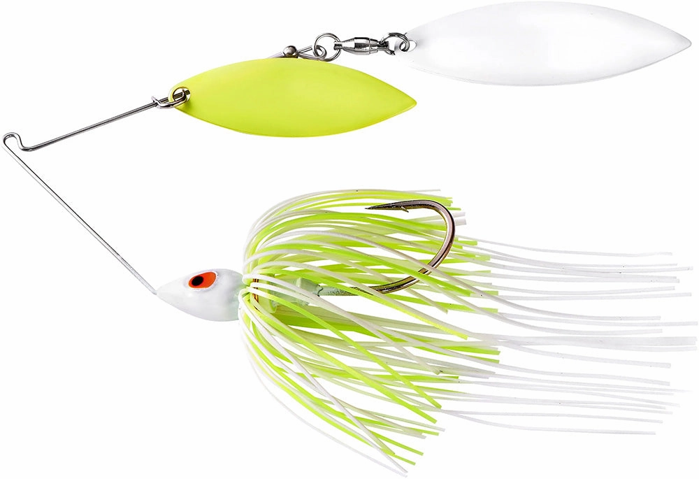 War Eagle Painted Head Nickel Frame Double Willow Spinnerbait - 1/2 oz