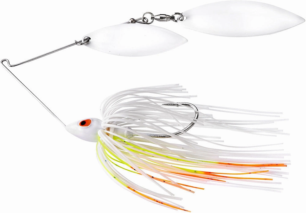 War Eagle Painted Head Nickel Frame Double Willow Spinnerbait - 3/8 oz