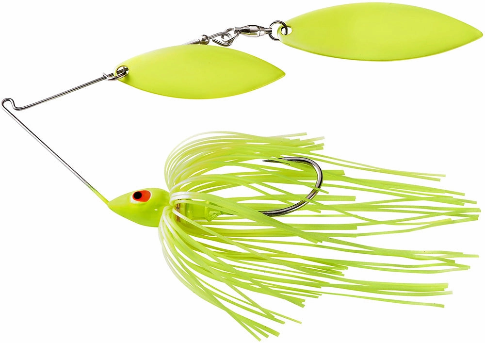 War Eagle Painted Head Nickel Frame Double Willow Spinnerbait - 3/8 oz