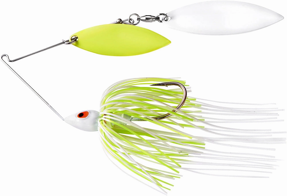War Eagle Painted Head Nickel Frame Double Willow Spinnerbait - 3/8 oz