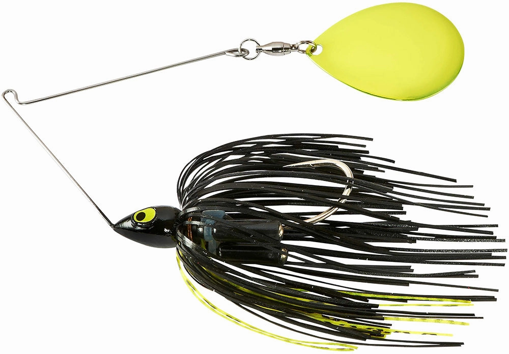War Eagle Painted Head Night Time Single Colorado Spinnerbait - 1/2 oz